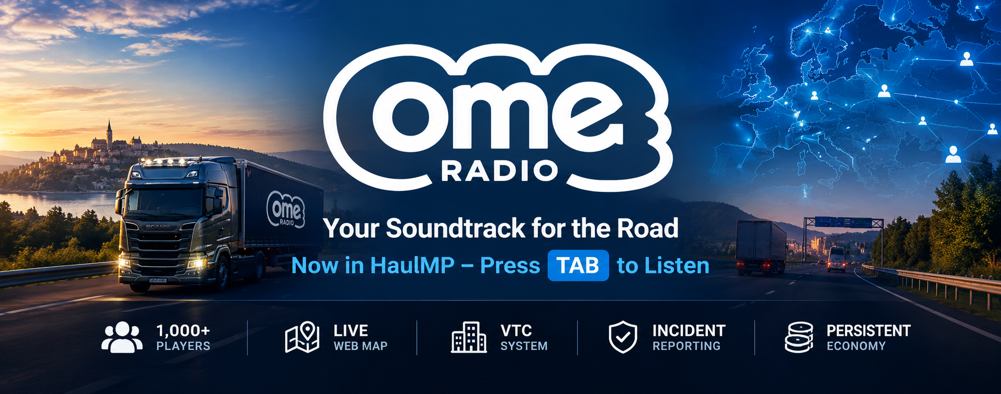 HaulMP: A Massive Multiplayer Experience for Euro Truck Simulator 2